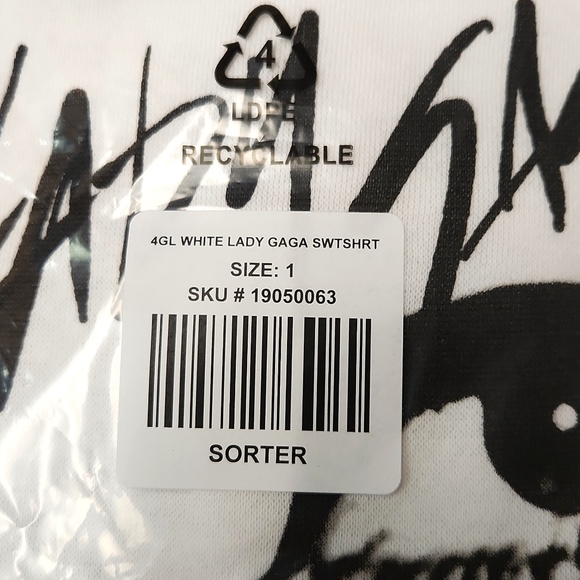 ❤️NWT VINTAGE TORRID SWEATSHIRT - LADY GAGA - CONCERT TOP PLUS SIZE - Picture 11 of 13